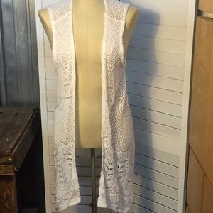 Keren Hart crocheted vest.